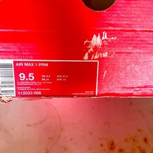 Men’s Nike athletic shoes in pristine condition. No signs of wear.